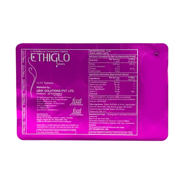 Ethiglo Tablet 10s