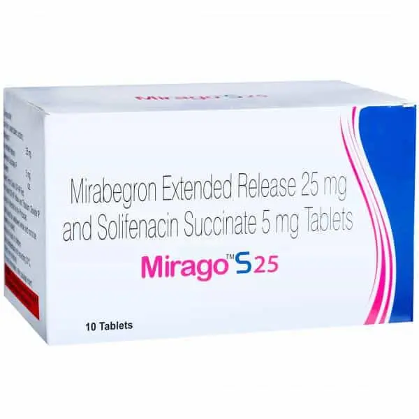 Mirago S 25mg Tablet 10s