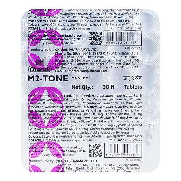 M2 Tone Tablet 30s
