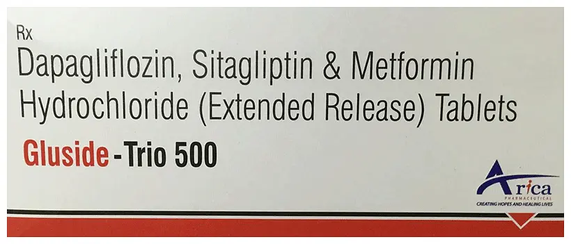 Gluside Trio 500mg Tablet 10s