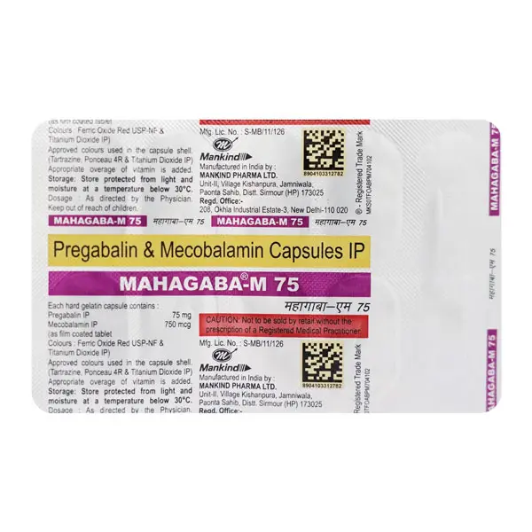 Mahagaba M 75mg Capsule 10s