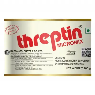 Threptin Vanilla Powder 200Gm