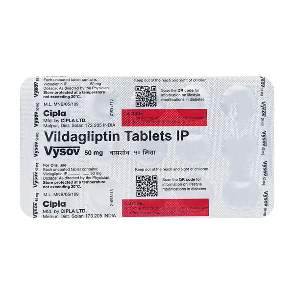 Vysov 50mg Tablet 15s