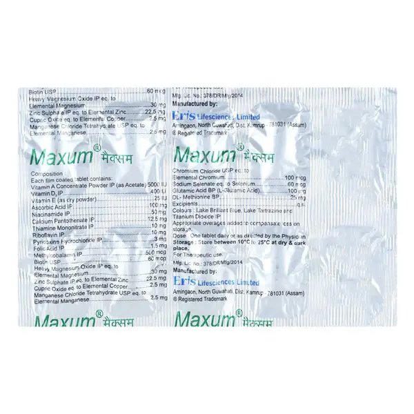 Maxum Tablet 10s