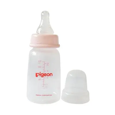 Pigeon-Glass Flexible Bottle Pink 78689 With Nipple S 120Ml