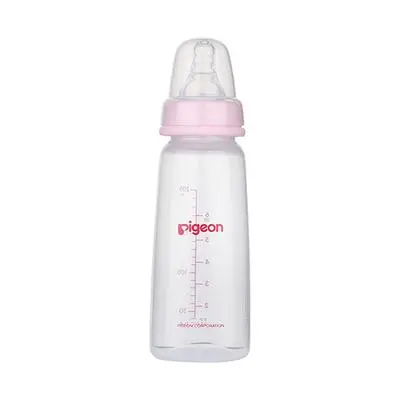 Pigeon-Glass Feed Bottle 4+ 78688 Pink 200Ml