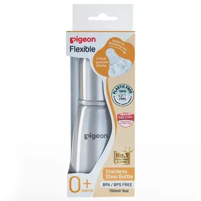 Pigeon-Steel Feeding Bottle O+ 88148 150Ml