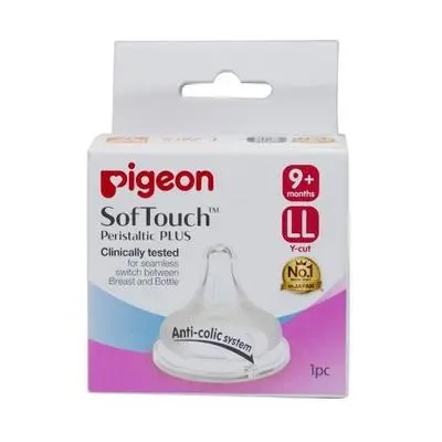 Pigeon-Softlatch Nipple 9+ Ll 1Pc