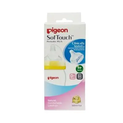 Pigeon-Soft Latchglass Nursing Bottle 79200 Yellow 160Ml