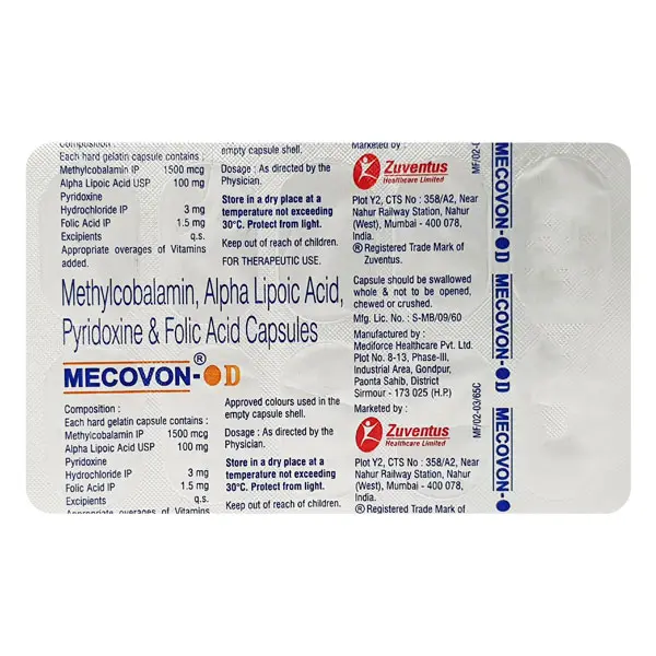 Mecovon OD Capsule 10s