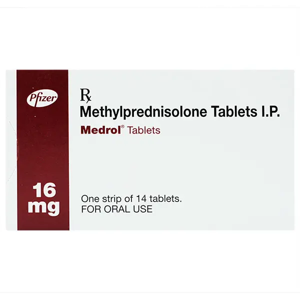 Medrol 16mg Tablet 14s