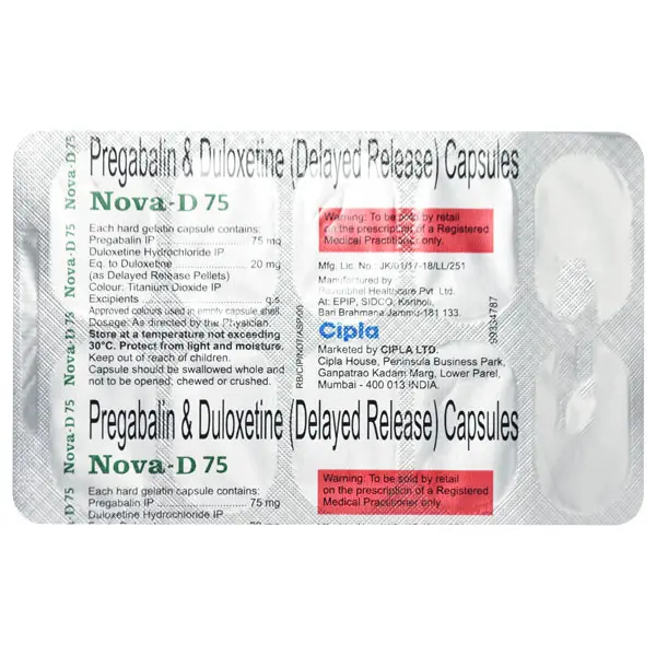 Nova D 75mg Tablet