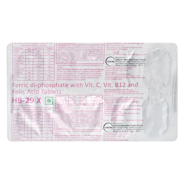 HB 29 X Tablet 10s
