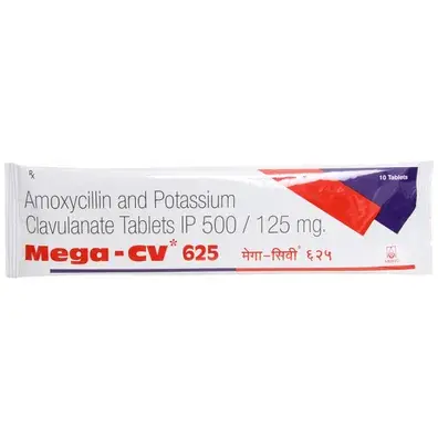 Mega CV 625mg Tablet 10s