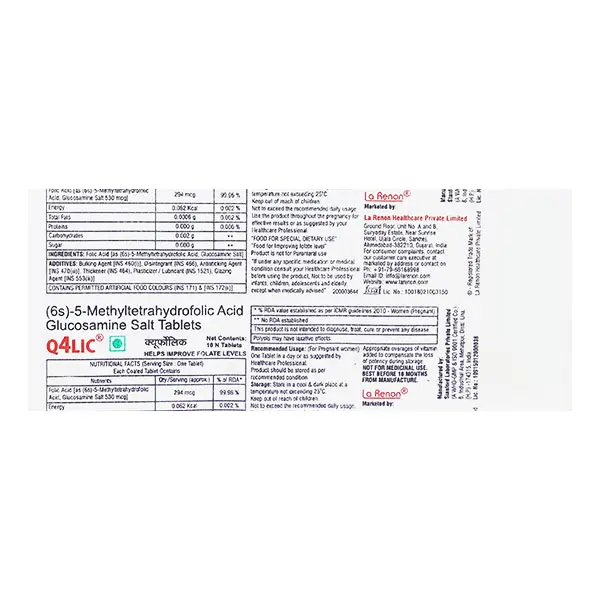 Q4lic Tablet 10s