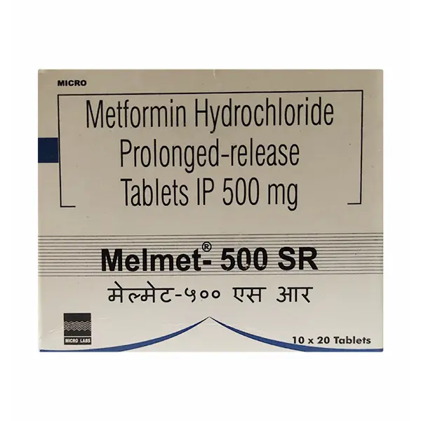 Melmet SR 500mg Tablet 20s