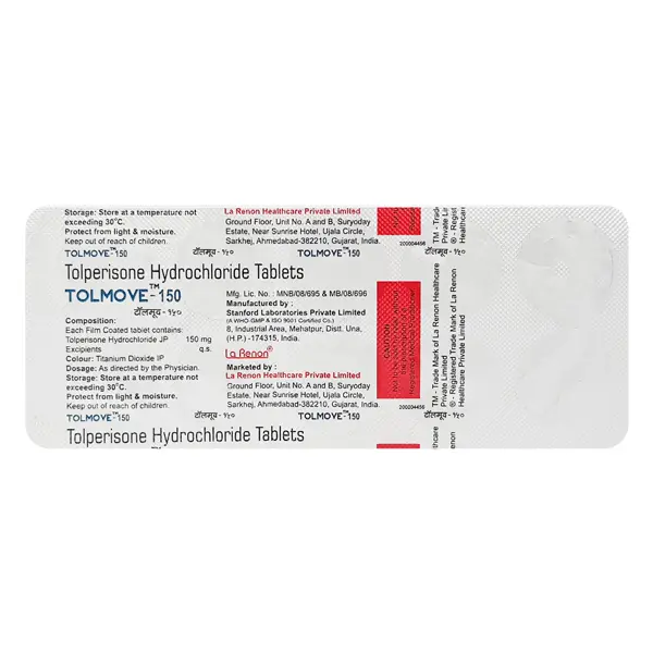 Tolmove 150mg Tablet 10s