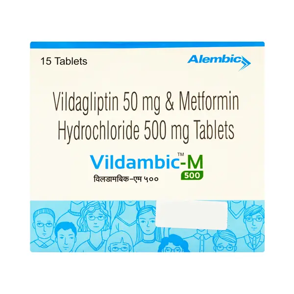 Vildambic M Tablet 15s
