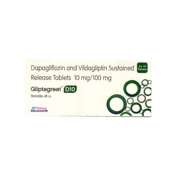 Gliptagreat D10 Tablet 10s