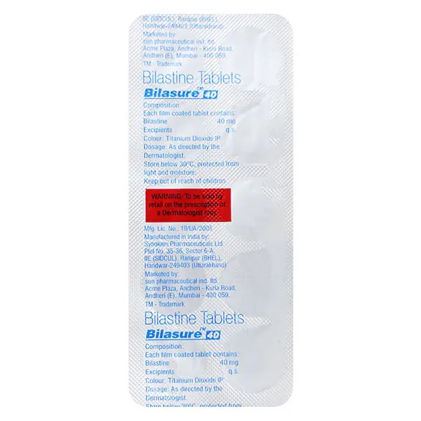 Bilasure Tablet 40mg 10s