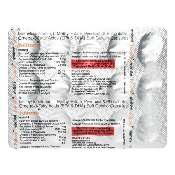 Folizorb Capsule 15s