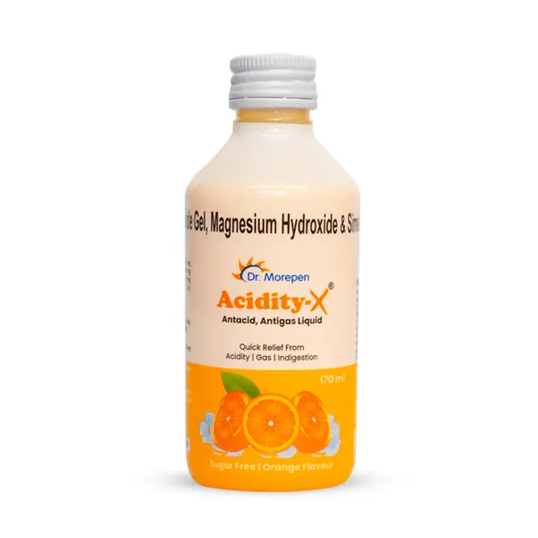 Acidity X Gel Orange Flavour 170ml