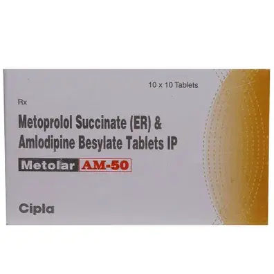 Metolar AM 50mg Tablet