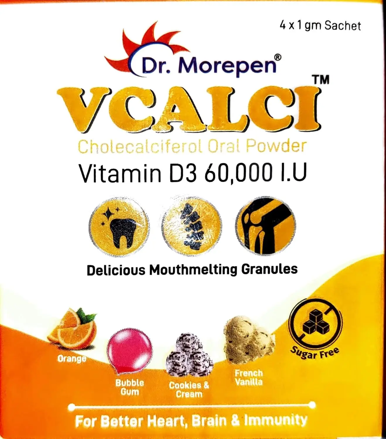 Vcalci D3 Sachets 60k 1g 1s
