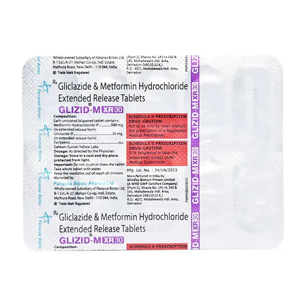 Glizid M XR 30mg Tablet 10s