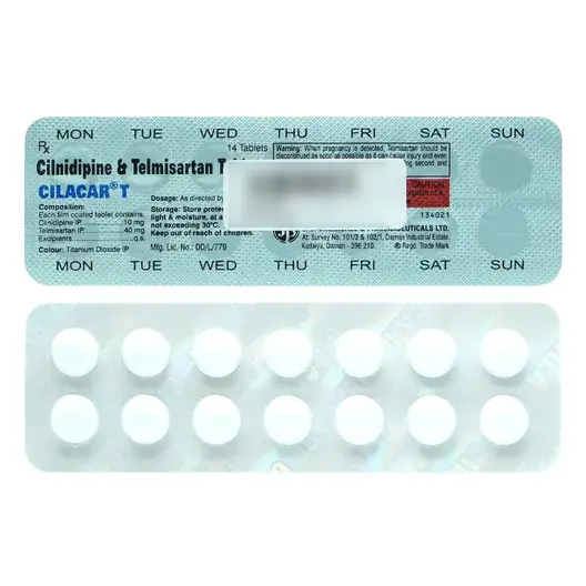Cilacar T 10/40mg Tablet 14s