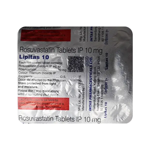 Lipitas 10mg Tablet 20s