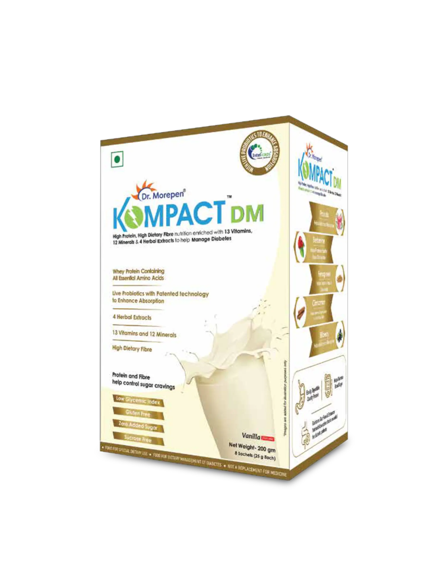 Kompact DM 200 vanilla Flavour 200g