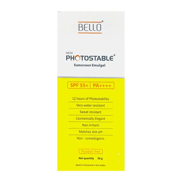 Photostable Emulgel Sunscreen SPF 55+ 50g