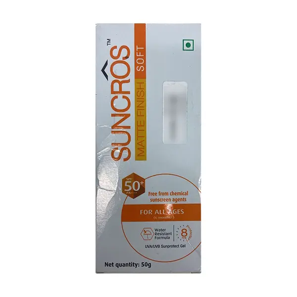 Suncros Matte Finish Soft SPF 50+ 50g