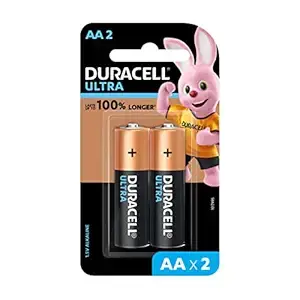 Duracell Ultra Alkaline AA Batteries 2 Count