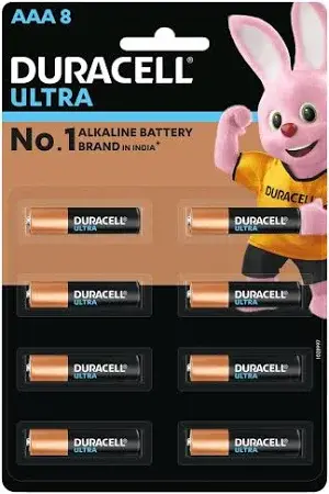 Duracell Ultra Alkaline Aaa Batteries 8 Count