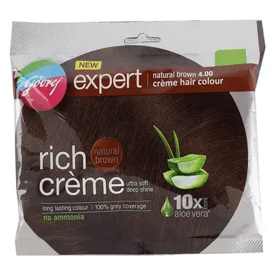Godrej Expert Rich Creme Natural Brown 4.0 Hair Colour 10 Gm