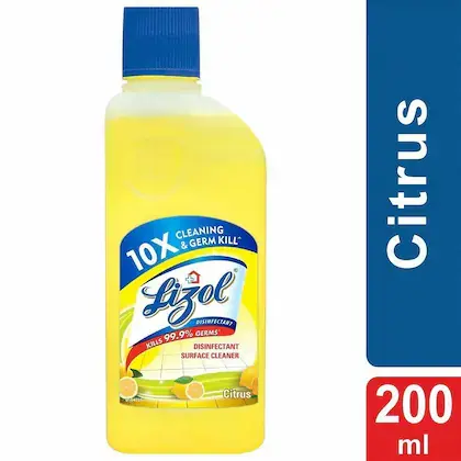 Lizol All IN One Disinfectant Surface Cleaner Citrus 200ml