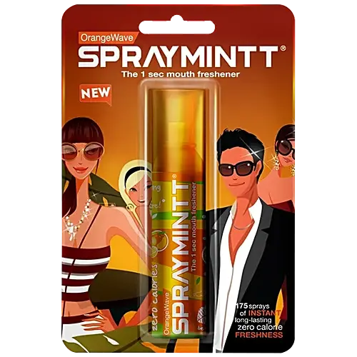 Spraymintt Orange Flavour Mouth Freshner 15g