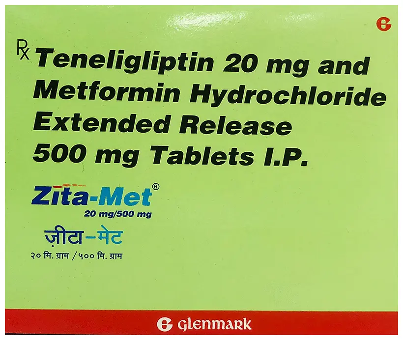 Zita Met 20/500mg Tablet 15s