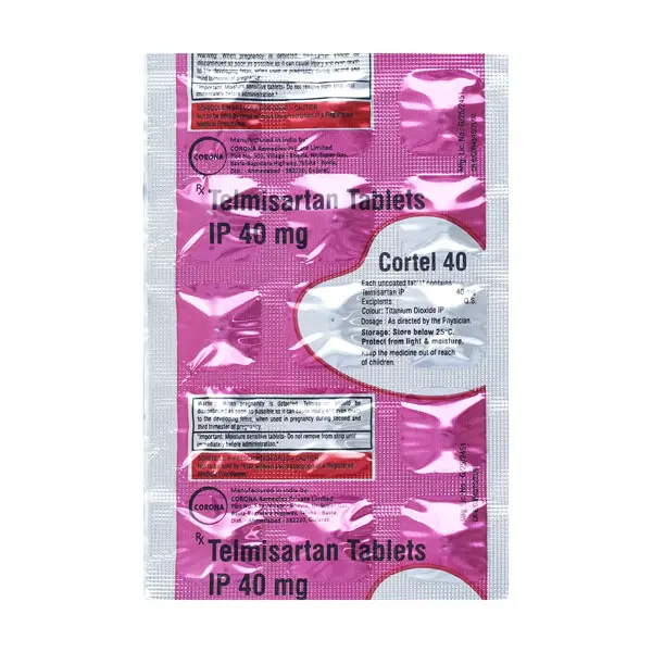 Cortel 40mg Tablet 15s
