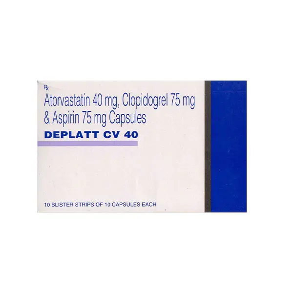Deplatt CV 40mg Tablet 10s