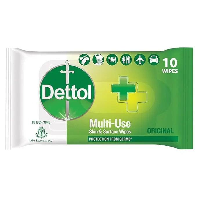 Dettol Original Wipes 10s