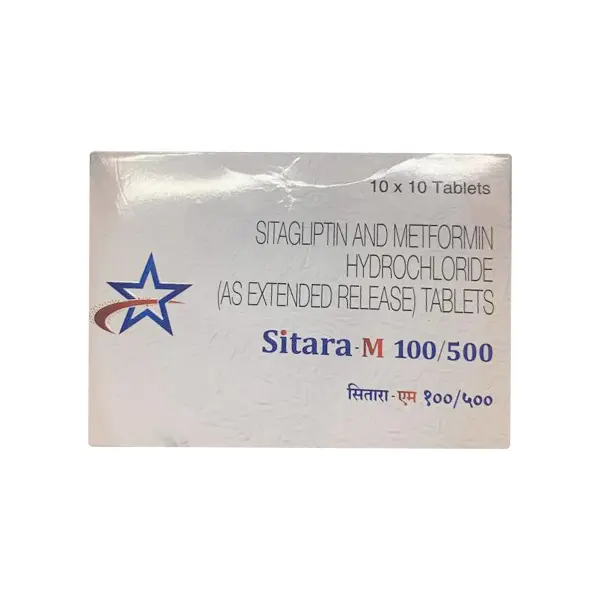 Sitara M 100/500mg Tablet 10s