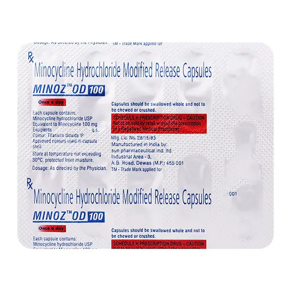 Minoz OD 100mg Tablet 10s