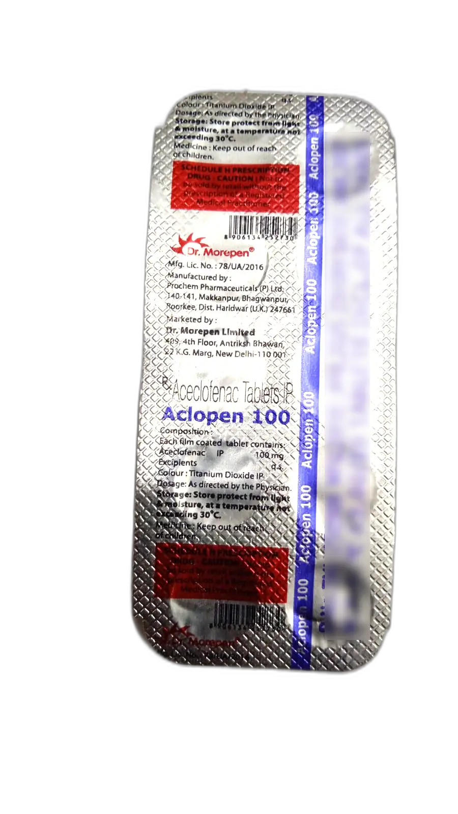 Aclopen 100 Tablet