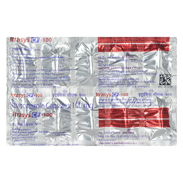 Itrasys CF 100mg Capsule 10s