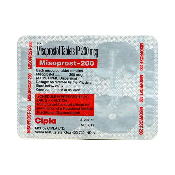 Misoprost 200mg Tablet 4s