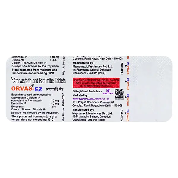 Orvas EZ 10mg Tablet 10s