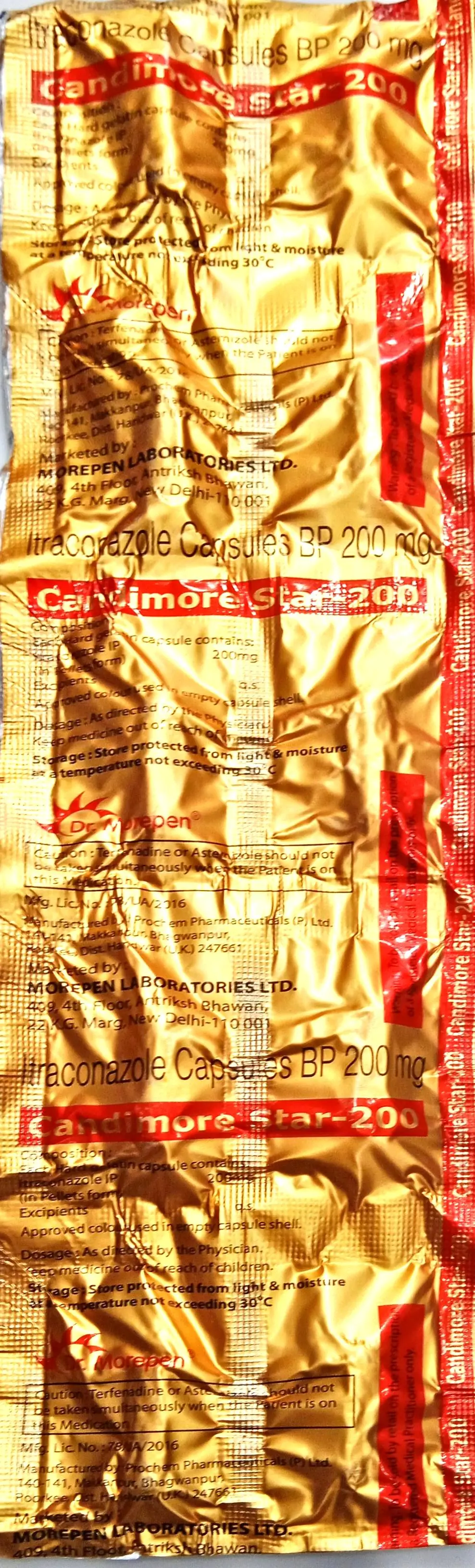 Candimore Star 200 Capsule 10s